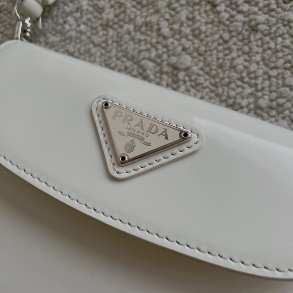 Prada white mini Cleo - Picture 2 of 10